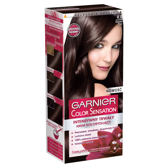 Garnier Color Sensation Hair Dye 4.0 Deep Brown