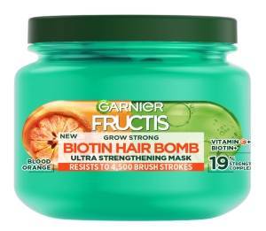 Garnier Fructis Grow Strong Biotin Hair Bomb Maska do włosów 320 ml