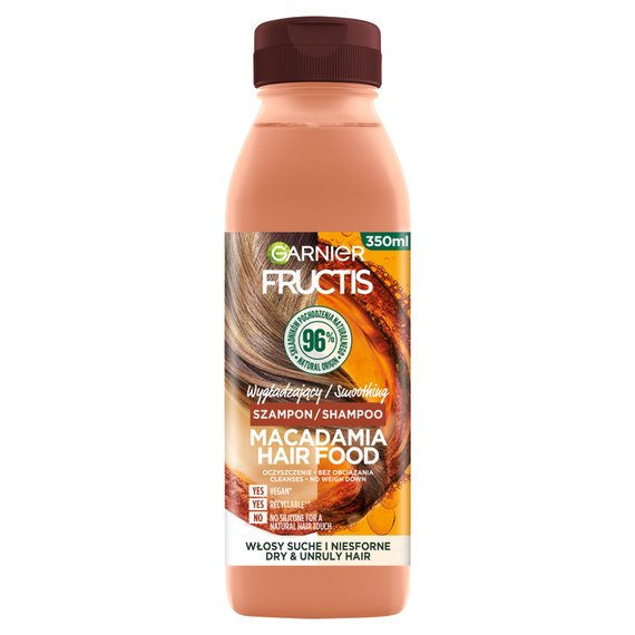 Garnier Fructis Macadamia Hair Food Smoothing Shampoo 350 ml