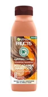 Garnier Fructis Macadamia Hair Food szampon wygładzający do włosów 350 ml