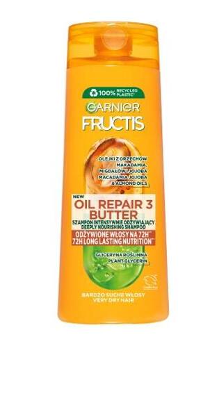 Garnier Fructis Oil Repair 3 Szampon wzmacniający do włosów bardzo suchych i zniszczonych 400 ml