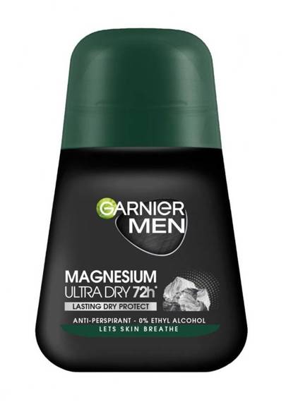 Garnier Men Dezodorant roll-on Magnesium Ultra Dry 72h - Lasting Dry Protect 50ml