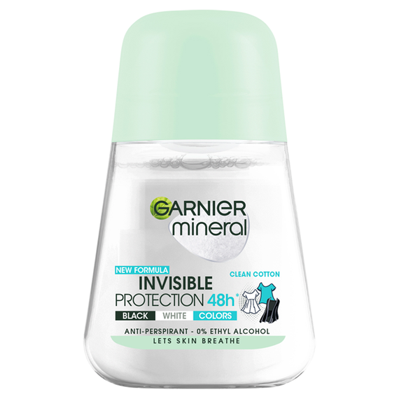 Garnier Mineral Invisible Clean Cotton Antiperspirant 50 ml