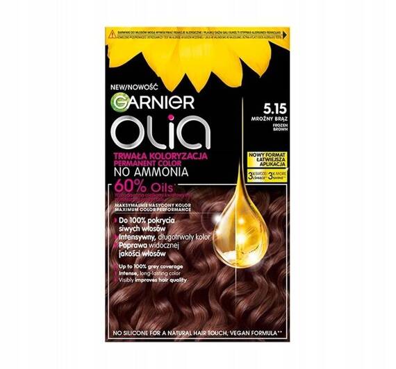 Garnier Olia Hair Color 5.15 Frozen Brown 