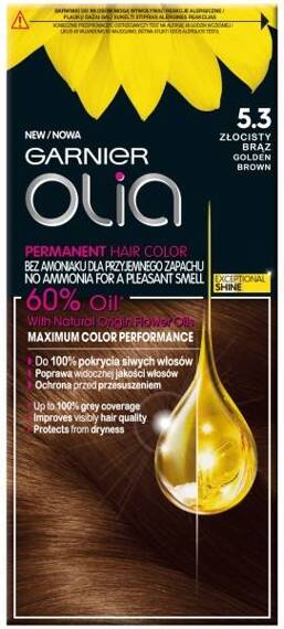 Garnier Olia Hair Color 5.3 Golden Brown