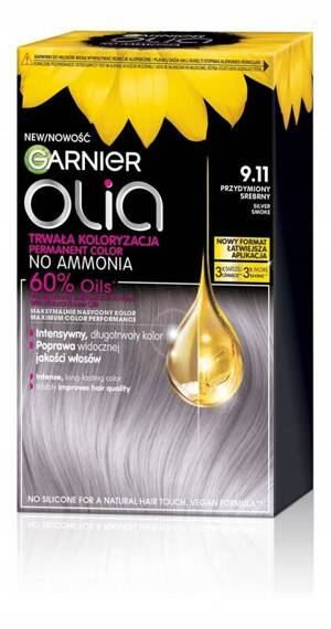 Garnier Olia Hair Color 9.11 Silver Smoke