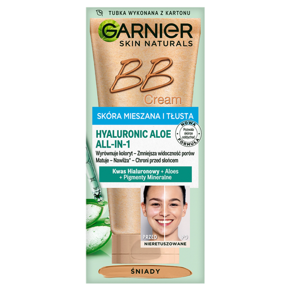 Garnier Skin Naturals Hyaluronic Aloe All-in-1 Moisturizing BB Cream Dark 50 ml