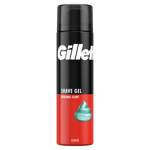 Gillette Classic Shaving Gel with Original Scent, Quick and Easy Shave, 200 ml