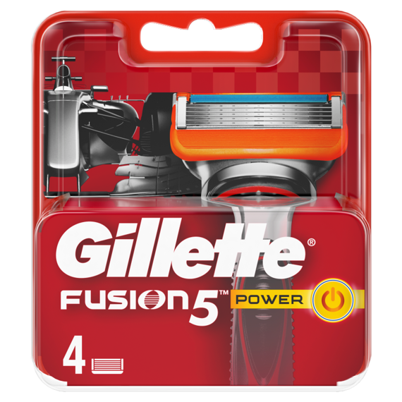 Gillette Fusion Power Replacement Blades 4 pieces