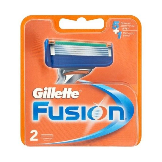 Gillette Fusion cartridges for razors 2 pieces