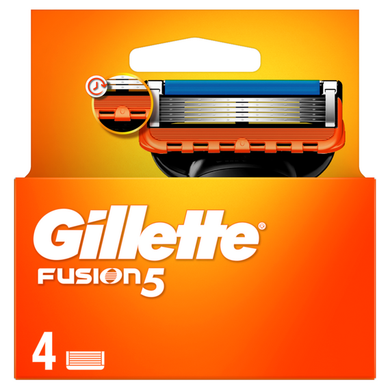 Gillette Fusion5 Men's Razor Replacement Blades, 4