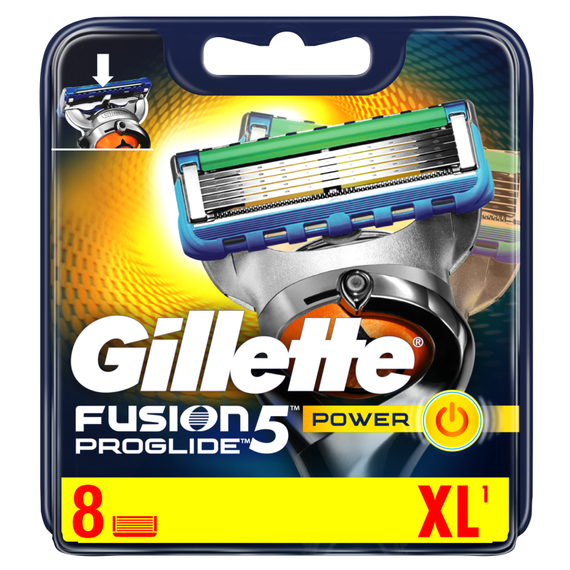 Gillette Proglide Fusion Power Replacement Blades 8 pieces