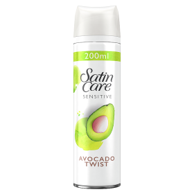 Gillette Satin Care Avocado Twist Żel do golenia dla kobiet 200 ml