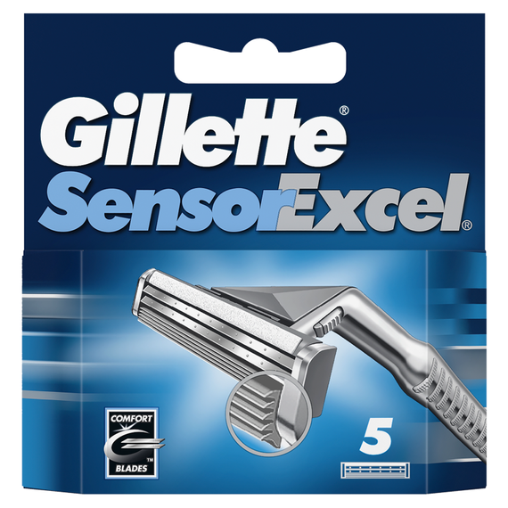 Gillette SensorExcel Ostrza wymienne do maszynki, 5 sztuk