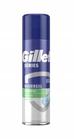Gillette Series Żel do Golenia Sensitive Aloe Vera do skóry wrażliwej 200ml