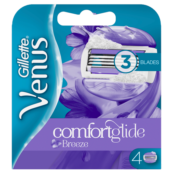 Gillette Venus Breeze replaceable blade razor for women 4 pieces