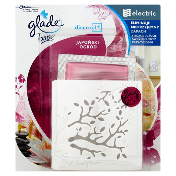 Glade by Brise Discreet Electric Japanese Garden Electric Air Freshener 8g