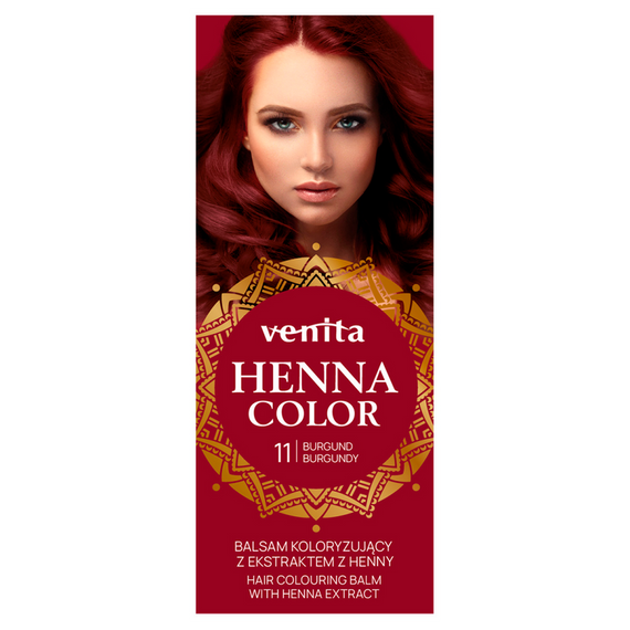 HAIR COLOURING BALM WITH HENNA EXTRACT BURGUNDY NO. 11