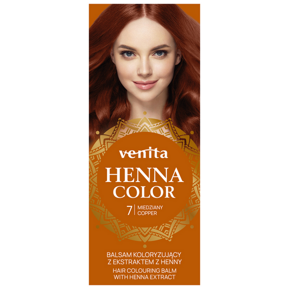 HAIR COLOURING BALM WITH HENNA EXTRACT COPPER NO. 7