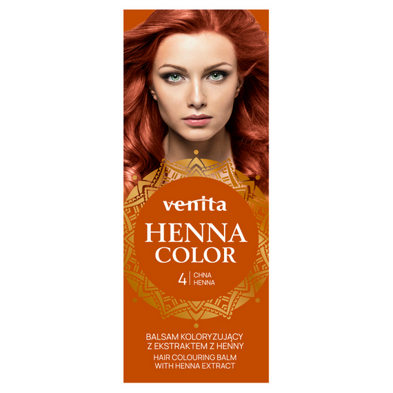 HAIR COLOURING BALM WITH HENNA EXTRACT - HENNA/CHNA NO. 4