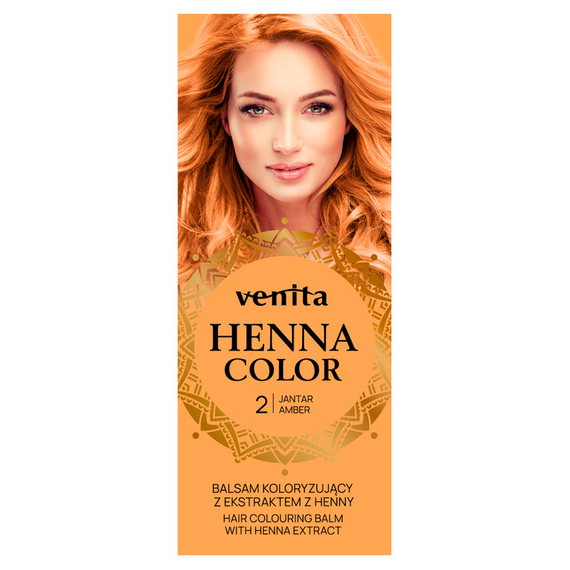 HAIR COLOURING BALM WITH HENNA EXTRACT JANTAR NO. 2