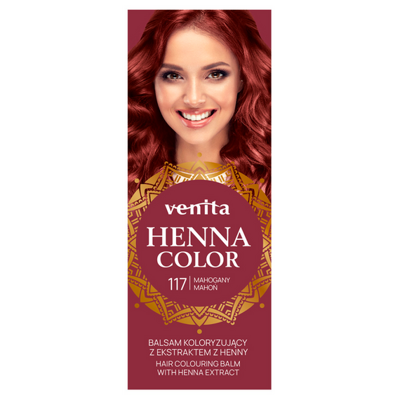 HAIR COLOURING BALM WITH HENNA EXTRACT MAHOGANY NO. 117