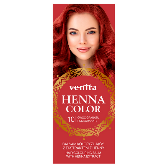 HAIR COLOURING BALM WITH HENNA EXTRACT POMEGRANATE NO. 10