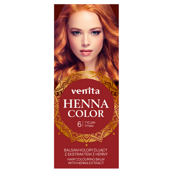 HAIR COLOURING BALM WITH HENNA EXTRACT TIZIAN NO. 6