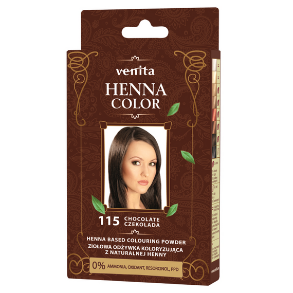 HERBAL COLOURING CONDITIONER WITH NATURAL HENNA CHOCOLATE NO. 115