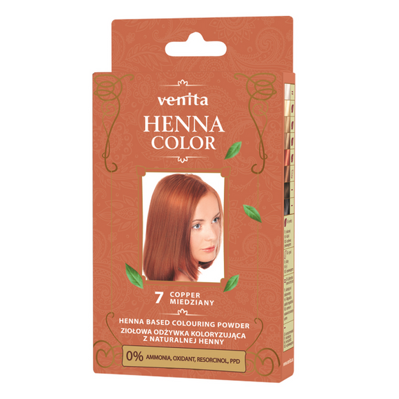 HERBAL COLOURING CONDITIONER WITH NATURAL HENNA COPPER NO. 7