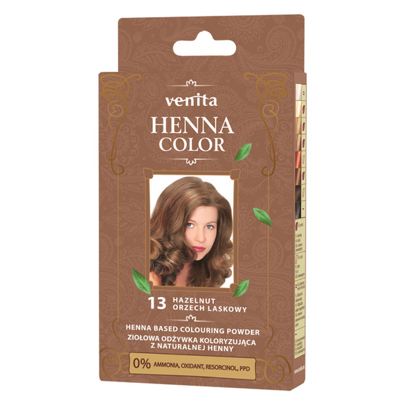 HERBAL COLOURING CONDITIONER WITH NATURAL HENNA HAZELNUT NO. 13