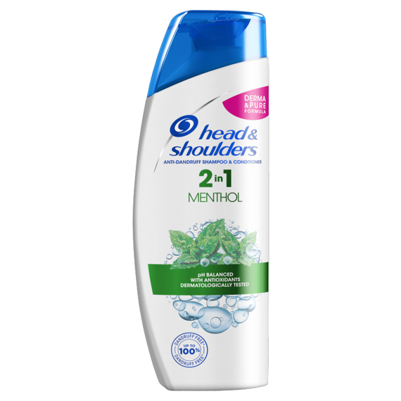 Head & Shoulders Menthol Shampoo 2 in 1 225 ml