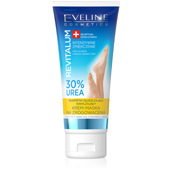 Intensive softening 30% urea exfoliating socks moisturising cream-mask for keratoses 100 ml