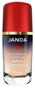 JANDA Podkład do twarzy sceniczny make-up  01 JASNY BEŻ 30 ml