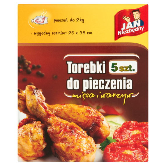 Jan Niezbędny bags for roasting meat and vegetables 5 pieces