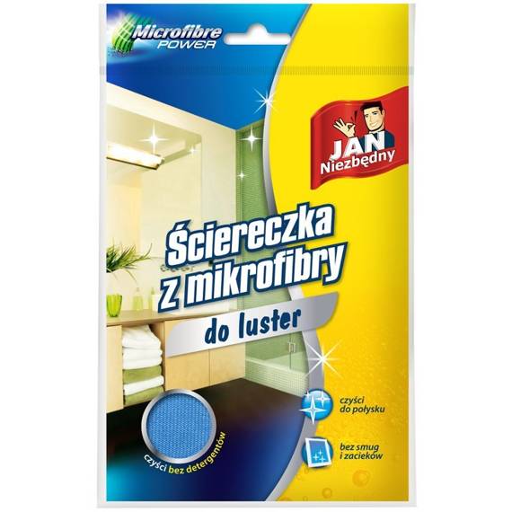 Jan Niezbędny ściereczka z mikrofibry do  luster 1 szt