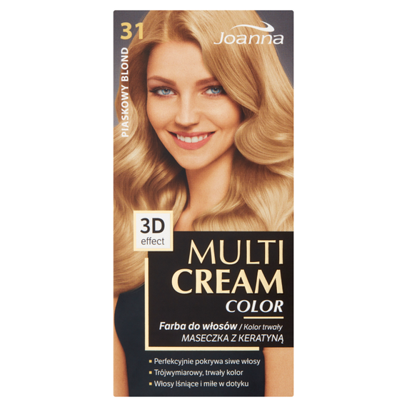 Joanna Multi Cream Color Farba do włosów piaskowy blond 31