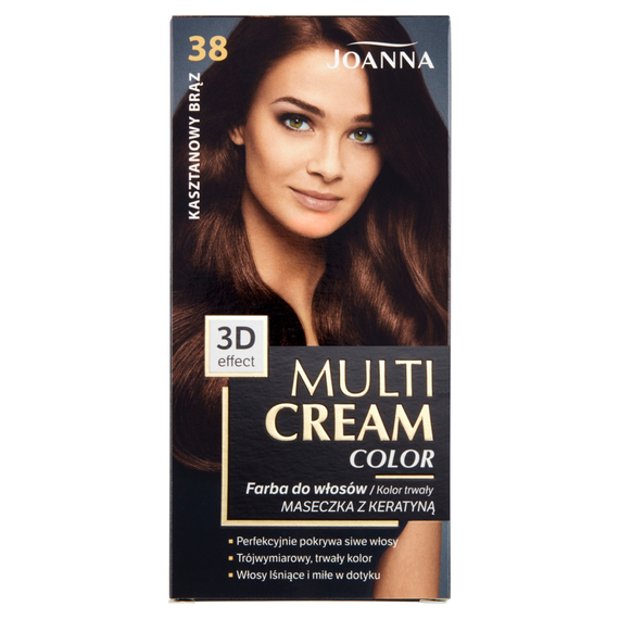 Joanna Multi Cream Color Hair Dye Chestnut Brown 38