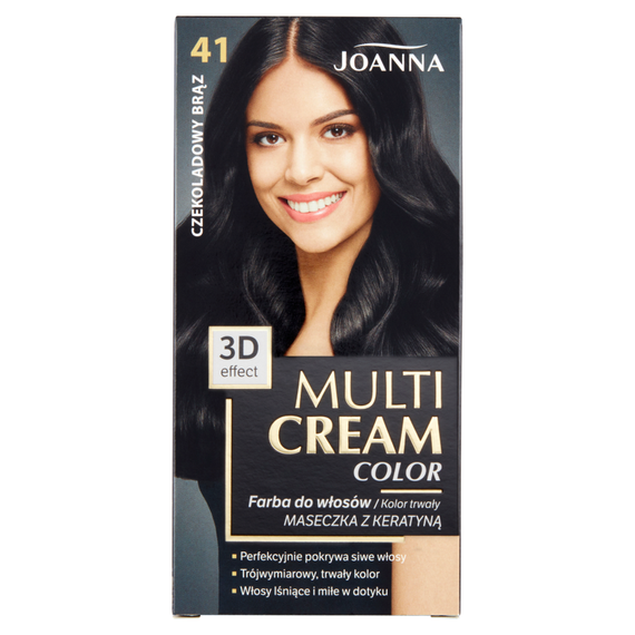 Joanna Multi Cream Color Hair Dye Chocolate Brown 41