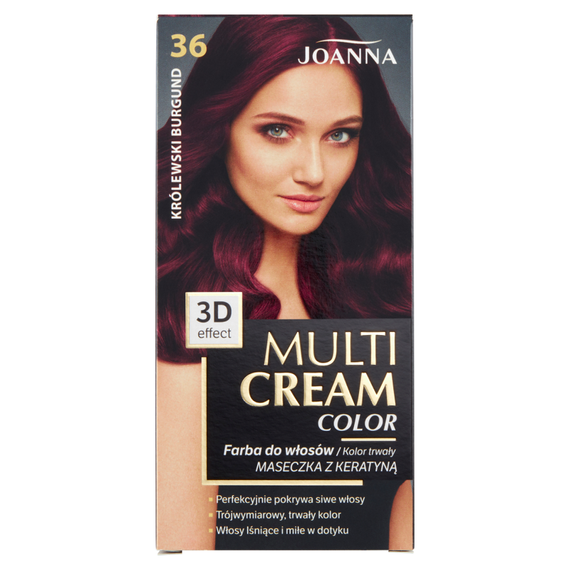 Joanna Multi Cream Color Hair Dye Royal Burgundy 36