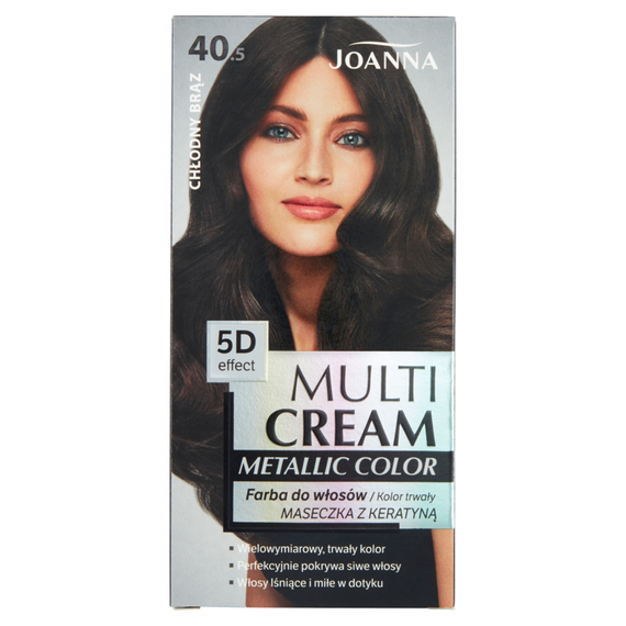 Joanna Multi Cream Metallic Color Hair Dye Cool Brown 40.5