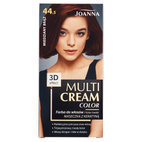Joanna Multi Cream color Farba do włosów 44.5 Miedziany brąz