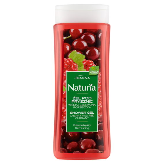 Joanna Naturia Cherry and Red Currant Shower Gel 300 ml