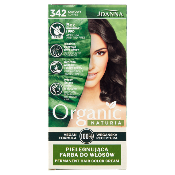 Joanna Naturia Organic Nourishing Hair Dye Coffee 342