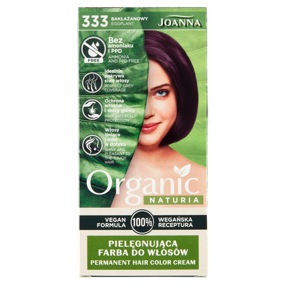 Joanna Naturia Organic Nourishing Hair Dye Eggplant 333