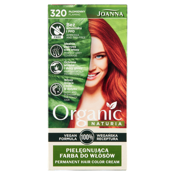 Joanna Naturia Organic Nourishing Hair Dye Flame 320