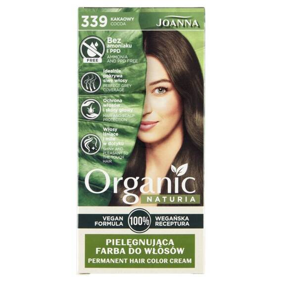 Joanna Naturia Organic hair dye 339 Cocoa