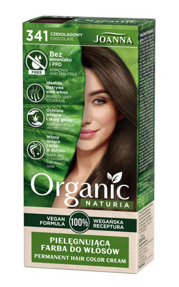 Joanna Naturia Organic hair dye 341 Chocolate