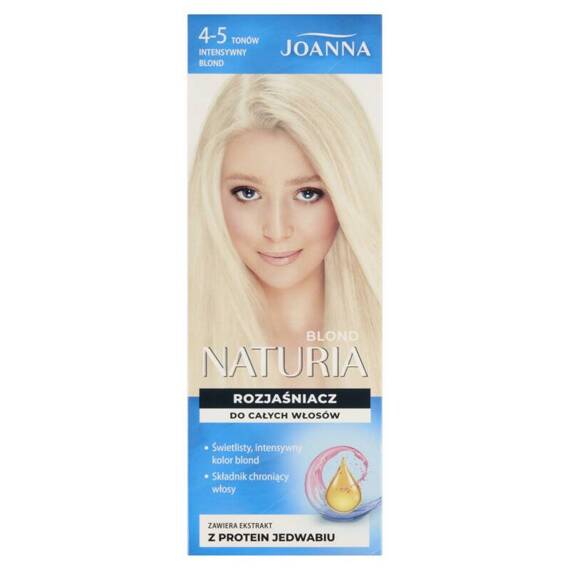 Joanna Naturia blond Rozjaśniacz do całych włosów 4-5 tonów