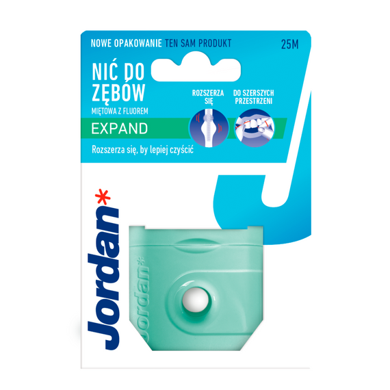 Jordan EXPAND dental floss 25m (expanding)